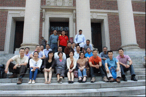 The 2012 LKY Fellows at The Widener Library
