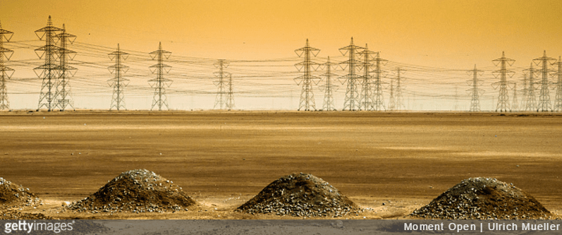 Saudi power lines